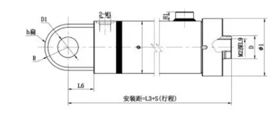 Гидравлический цилиндр серии HSG